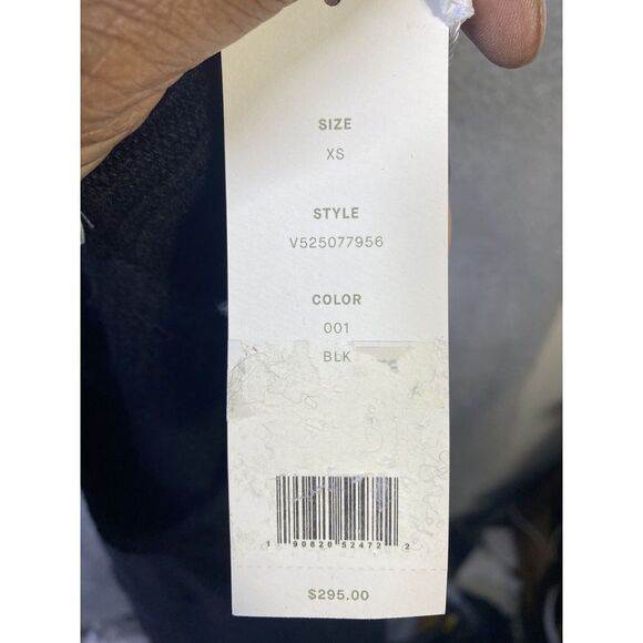 Vince Womens Shrunken Pullover Cashmere Sweater in Black Size XS - Picture 7 of 9